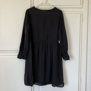 Sheer Long Sleeve Oversized Lacausa Dress